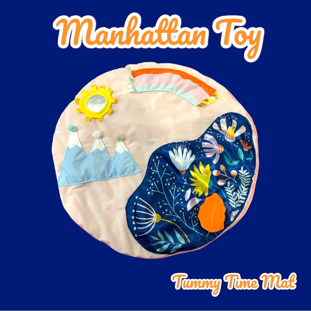 ✨Boho Rainbow Tummy Time Mat for‎ Babies by Manhattan Toy. 26 inches wide✨